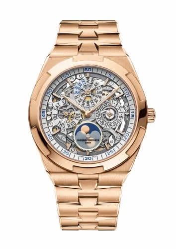 Vacheron Constantin Overseas Ultra-Thin Perpetual Calendar Pink Gold / Skeleton / Bracelet 4300V/120R-B547