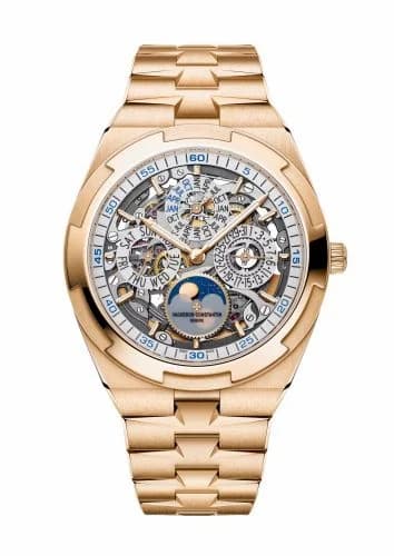 Vacheron Constantin Overseas Ultra-Thin Perpetual Calendar Pink Gold / Skeleton / Bracelet 4300V/220R-B547