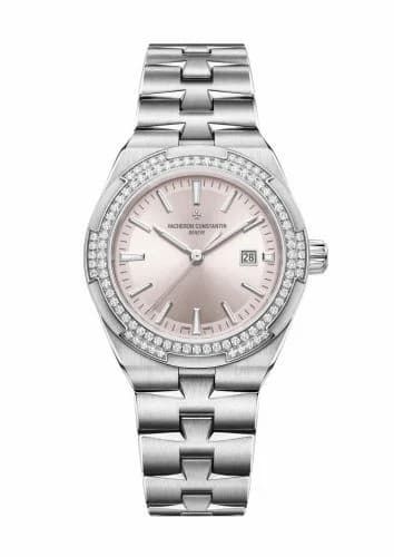 Vacheron Constantin Overseas Automatic 35 Stainless Steel - Diamond / Silver / Bracelet 4605V/200A-B971
