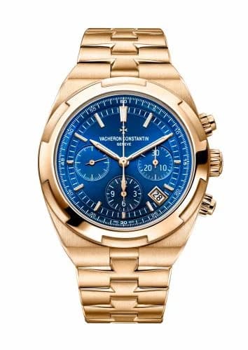 Vacheron Constantin Overseas Chronograph Pink Gold / Blue 5520V/210R-B952
