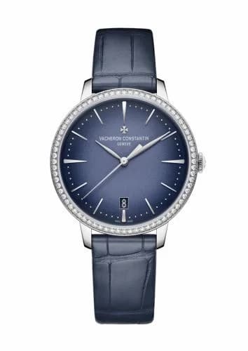 Vacheron Constantin Patrimony Self-Winding 36.5 White Gold - Diamond / Blue 4115U/000G-B908