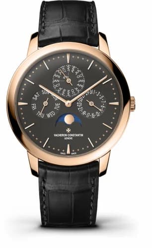 Vacheron Constantin Patrimony Perpetual Calendar Pink Gold / Anthracite 43175/000R-B343