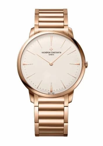 Vacheron Constantin Patrimony Contemporaine 40 Manual-Winding Pink Gold / Silver / Bracelet 81180/CB1R-9159