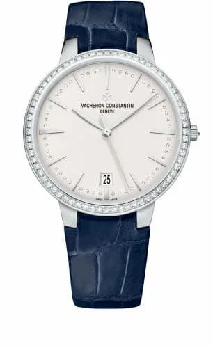 Vacheron Constantin Patrimony 36.5mm Self-Winding White Gold / Diamond / Silver 85515/000G-9841