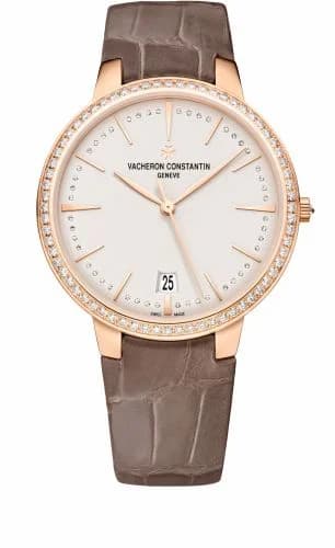 Vacheron Constantin Patrimony 36.5mm Self-Winding Pink Gold / Diamond / Silver 85515/000R-9840