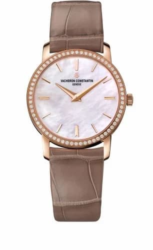 Vacheron Constantin Traditionnelle Quartz Pink Gold / Diamond / MOP 25558/000R-B156 — фото часов Vacheron Constantin Traditionnelle Quartz Pink Gold / Diamond / MOP 25558/000R-B156 — фото часов