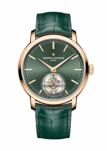 Vacheron Constantin Traditionnelle Tourbillon Pink Gold / Green 6000T/000R-B972