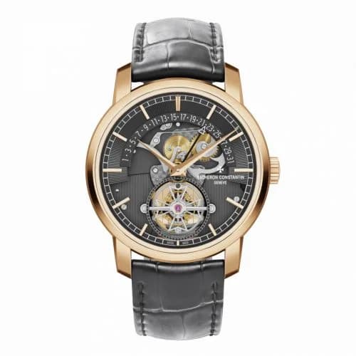 Vacheron Constantin Traditionnelle Tourbillon Retrograde Date Openface Pink Gold / Silver 6010T/000R-B638
