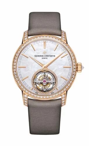 Vacheron Constantin Traditionnelle Tourbillon Pink Gold / Diamond / MOP 6035T/000R-B634