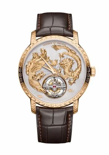 Vacheron Constantin Traditionnelle Tourbillon Phoenix and the Dragon Pink Gold / Silver 6040T/000R-B959