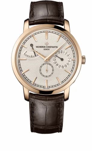 Vacheron Constantin Traditionnelle Manual-Winding Date and Power Reserve Pink Gold / Silver 83020/000R-9909