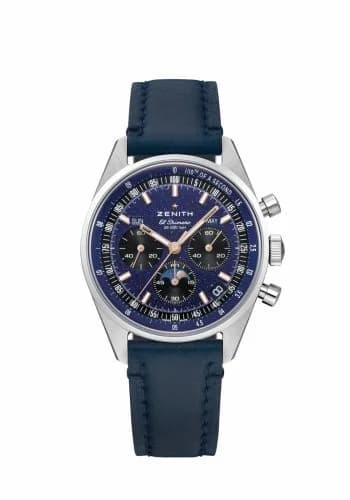 Zenith Chronomaster Original Triple Calendar Stainless Steel / Aventurine / Japan 03.3402.3610/53.C917