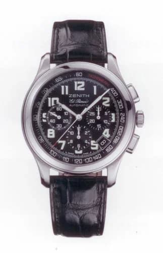 Zenith Class Sport El Primero Stainless Steel / Black / Strap 03.0510.400/24.C492