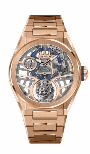 Zenith Defy Zero G Rose Gold / Skeleton / Bracelet 18.9000.8812/79.M9000
