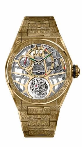 Zenith Defy Zero G Yellow Gold / Skull Edition 30.9001.8812/75.M9000