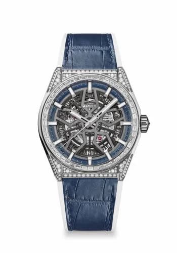 Zenith Defy Classic Titanium / Diamond / Skeleton / Alligator 32.9001.670/78.R590
