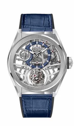 Zenith Defy Zero G Titanium / Skeleton / Alligator 95.9000.8812/78.R584