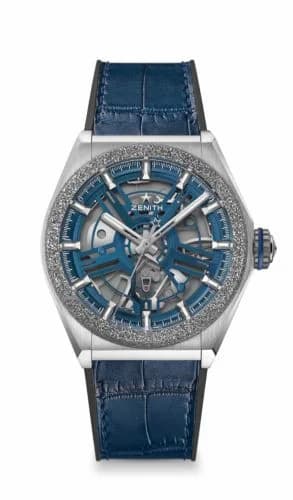 Zenith Defy Inventor Titanium / Aeronith / Blue / Alligator 95.9001.9100/78.R920