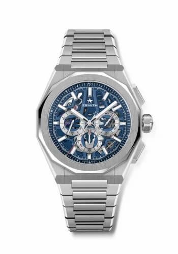Zenith Defy Skyline Chrono Skeleton Stainless Steel / Blue 03.9500.3600/79.I001