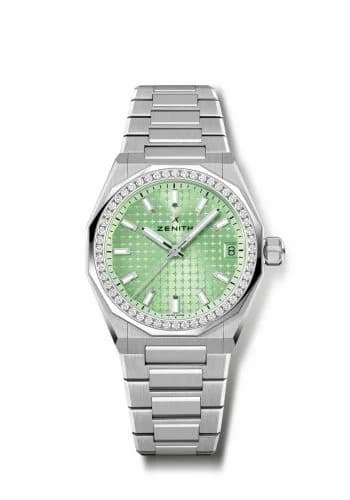 Zenith Defy Skyline 36 Stainless Steel - Diamond / Green 16.9400.670.61.I001