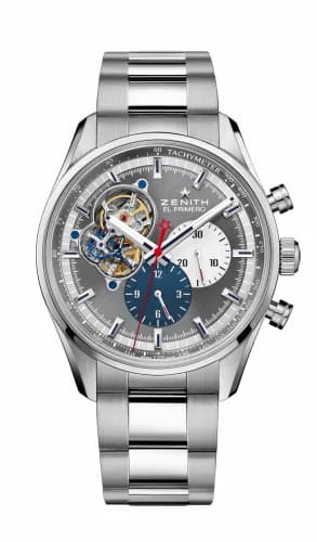Zenith El Primero Chronomaster Open Stainless Steel / Grey 1969 / Bracelet 03.2040.4061/23.M2040