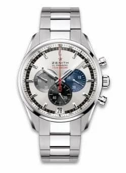 Zenith El Primero Striking 10th Stainless Steel / Silver / BRacelet 03.2041.4052/69.M2040