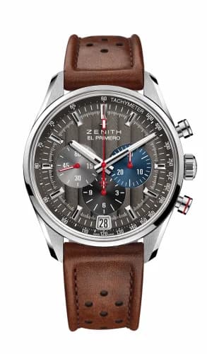 Zenith El Primero Chronomaster 42 Stainless Steel / Anthracite / Strap / Classic Cars 03.2046.400/25.C771