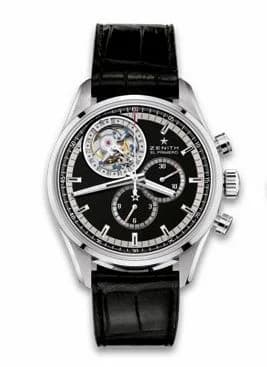 Zenith El Primero Tourbillon Stainless Steel / Black 03.2050.4035/21.C630