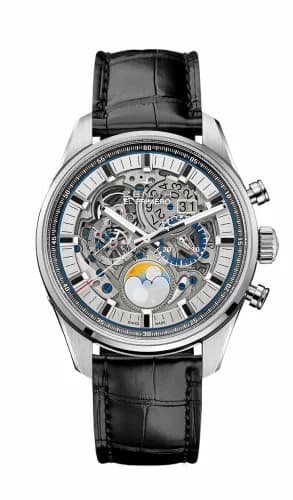 Zenith El Primero Chronomaster Grande Date Full Open Stainless Steel / Alligator 03.2530.4047/78.C813