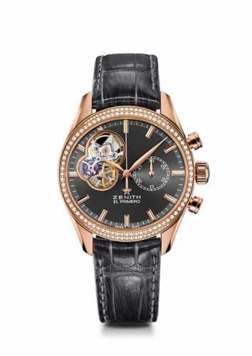 Zenith El Primero Chronomaster Lady 38 Rose Gold / Slate / Alligator 22.2150.4062/91.C752