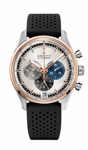 Zenith El Primero Chronomaster 42 Stainless Steel / Rose Gold / Silver / Rubber 51.2080.400/69.R576