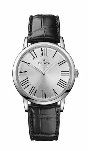 Zenith Elite Classic Stainless Steel / Silver / Alligator 03.2290.679/11.C493