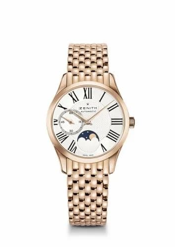 Zenith Elite Ultra Thin Lady Moonphase Rose Gold / Roman / Bracelet 18.2310.692/02.M2310