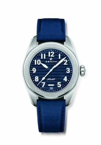 Zenith PILOT Automatic Stainless Steel / blue / Boutique Edition 03.4000.3620/51/I003 — фото часов Zenith PILOT Automatic Stainless Steel / blue / Boutique Edition 03.4000.3620/51/I003 — фото часов