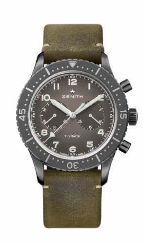 Zenith Cronometro Tipo CP-2 Flyback Aged Steel / Slate 11.2240.405/21.C773