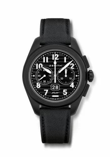 Zenith PILOT Big Date Flyback Black Ceramic / Black 49.4000.3652/21.I001