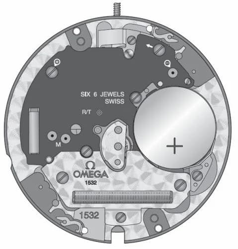 Omega калибр 1532 Omega калибр 1532