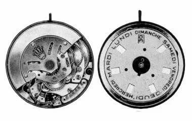 Rolex калибр 1555b Rolex калибр 1555b