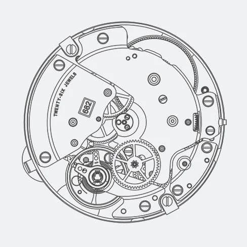 Zenith калибр Elite 682 Zenith калибр Elite 682