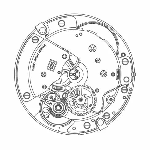 Zenith калибр Elite 685 Zenith калибр Elite 685