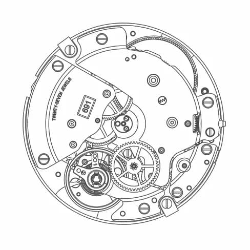 Zenith калибр Elite 691 Zenith калибр Elite 691